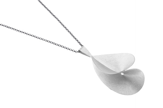 Oxi Silver Drop Necklace