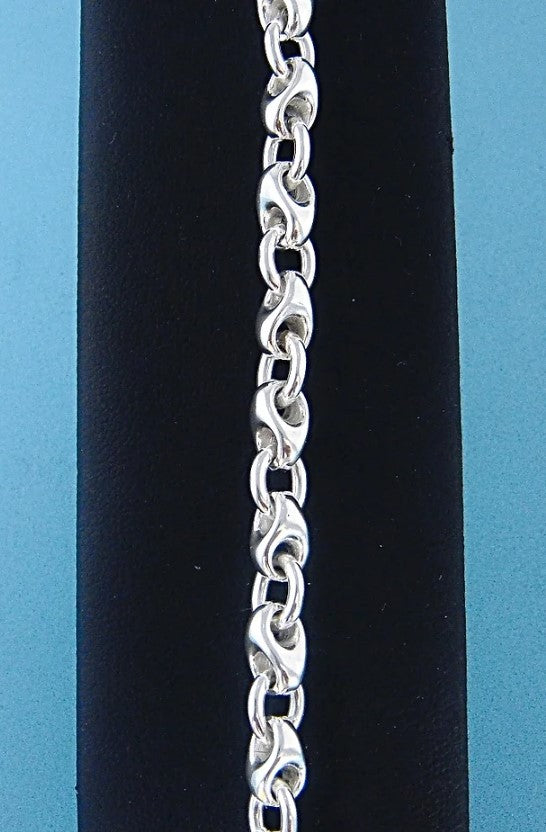 Silver Chunky Link Bracelet