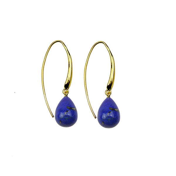 Gemstone Drop Earrings