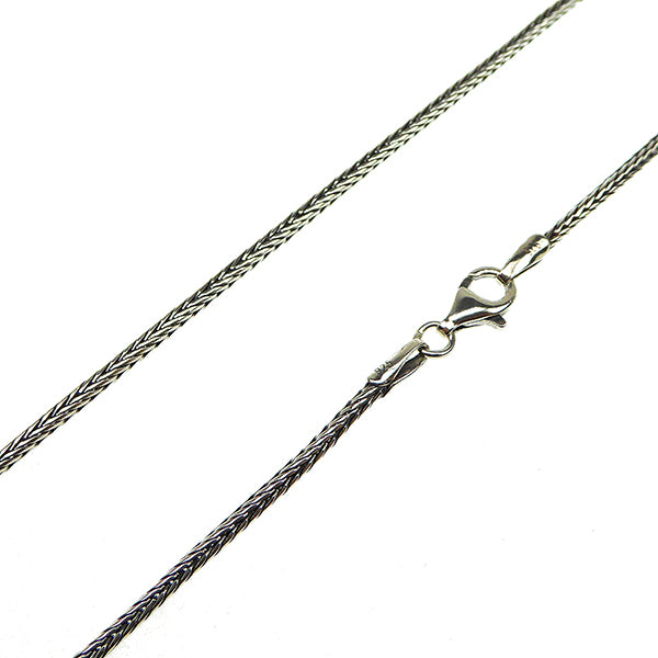 Mens 2.8mm Silver Foxtail Chain