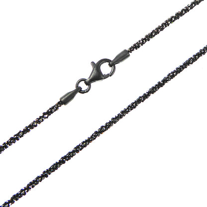 Fine Diamond Cut Chain, Silver