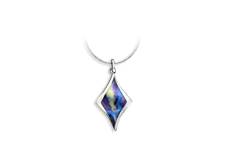 Blue Aurora Drop Necklace