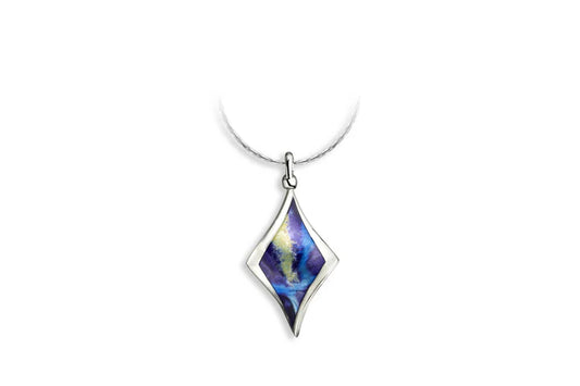 Blue Aurora Drop Necklace