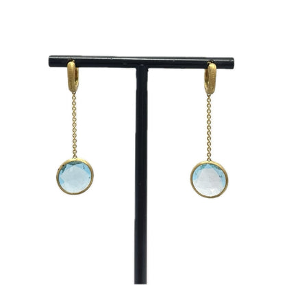 Jaipur Blue Drop Earrings by Marco Bicego