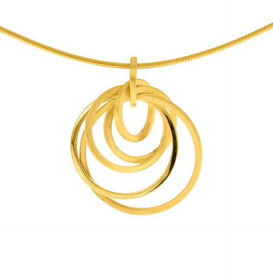 Multi Circle Pendant, YGP