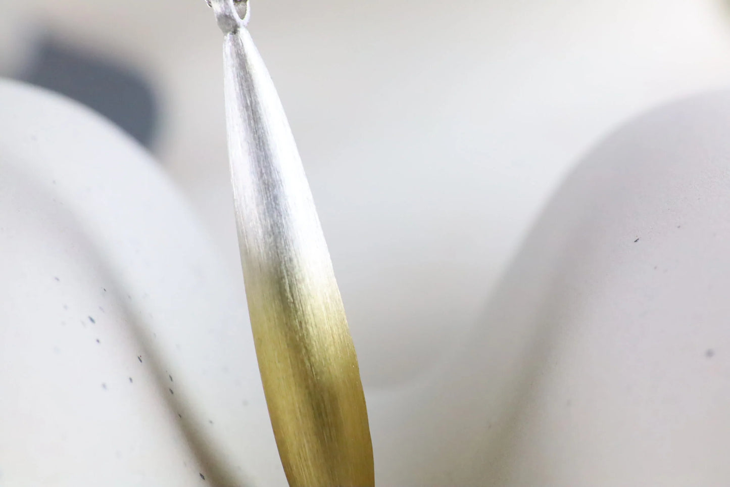 Silver Elongated Drop Pendant, YGP