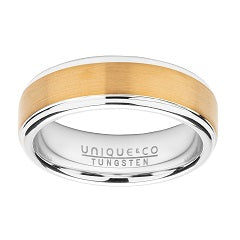 Tungsten Gold IP Ring