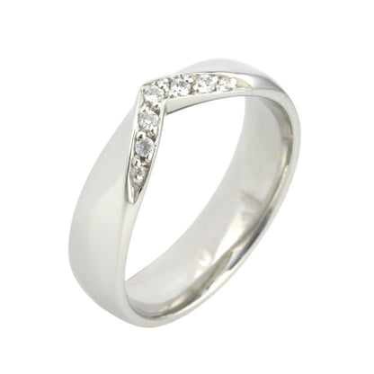 V Shaped Diamond Ring